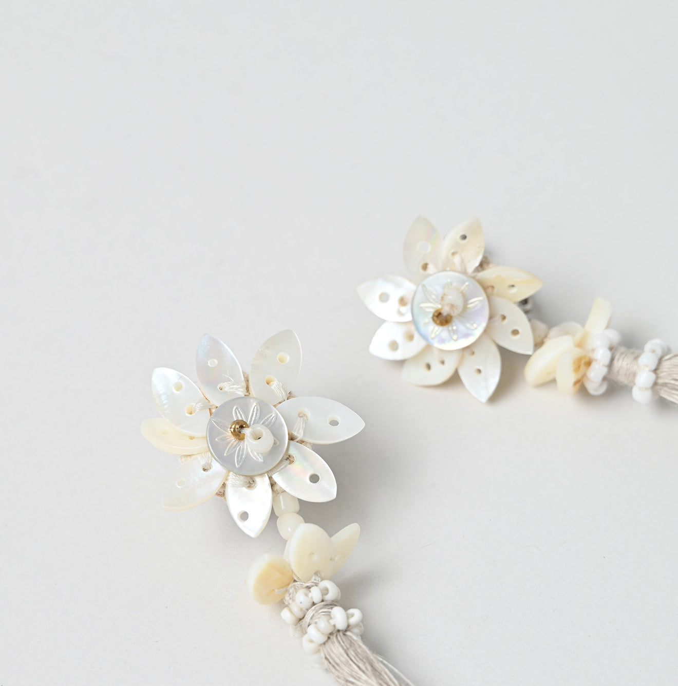 Sun Shell Flower Earrings