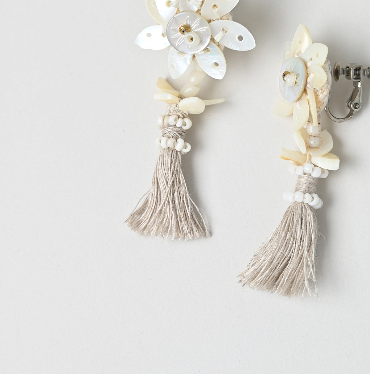 Sun Shell Flower Earrings