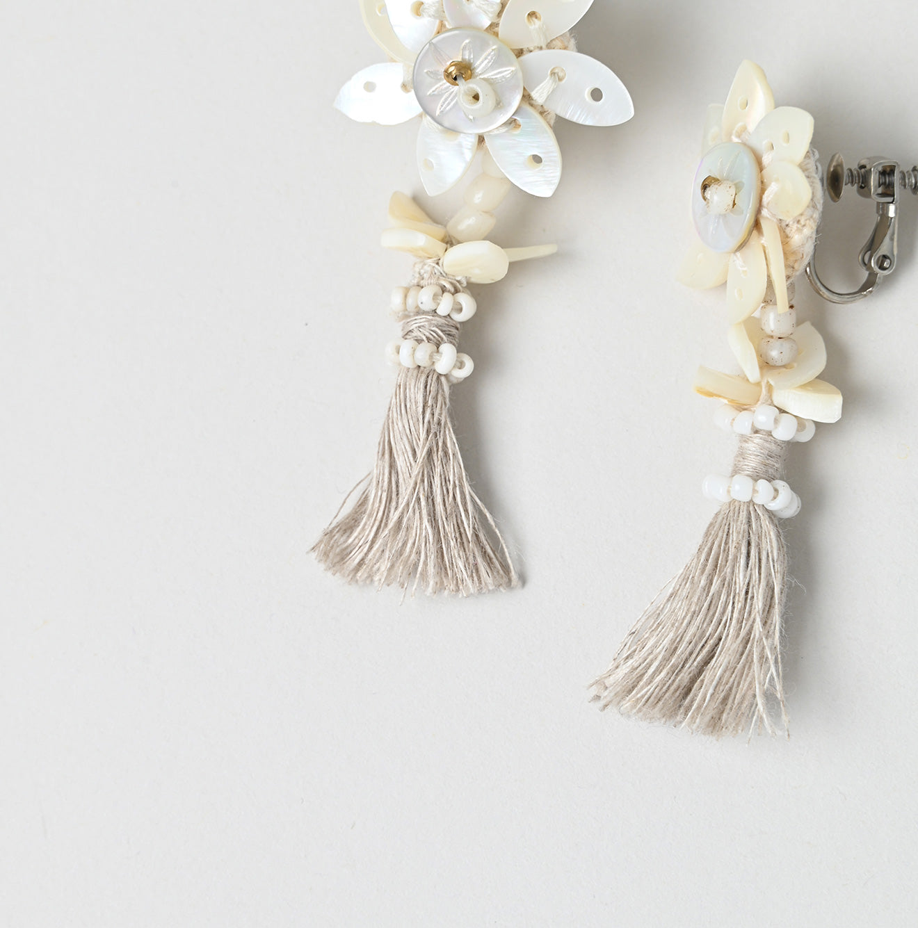Sun Shell Flower Earrings
