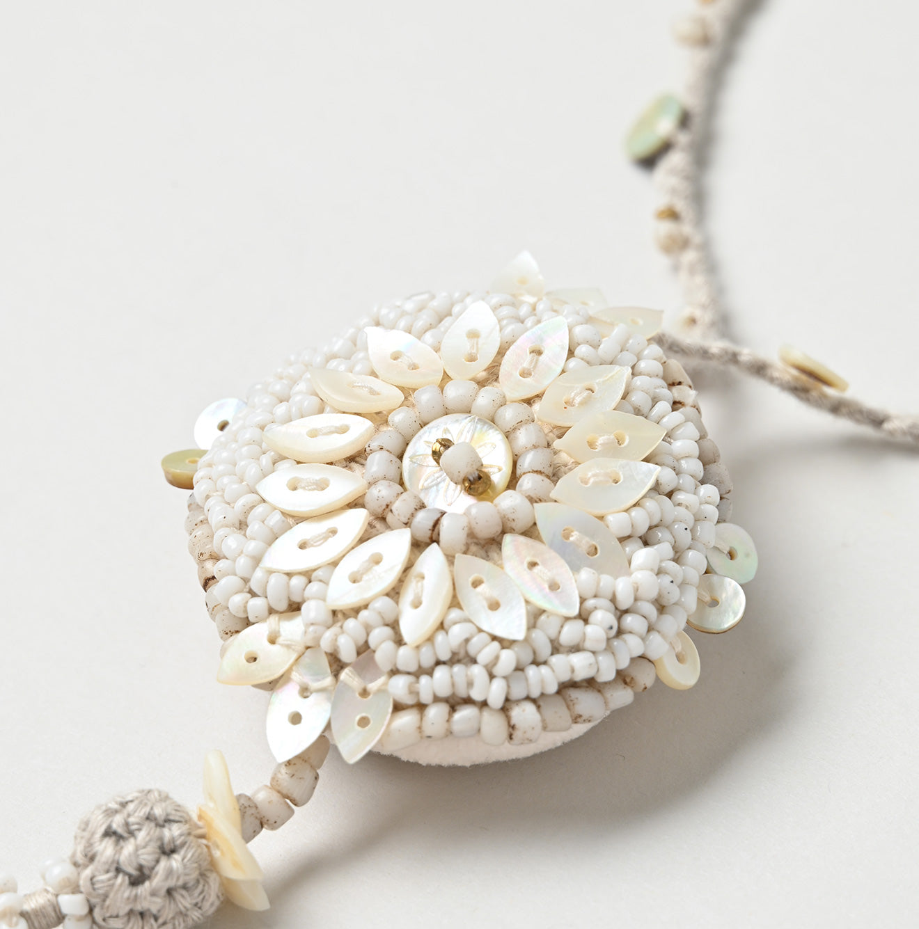 Sun Shell Flower Necklace - Image 5