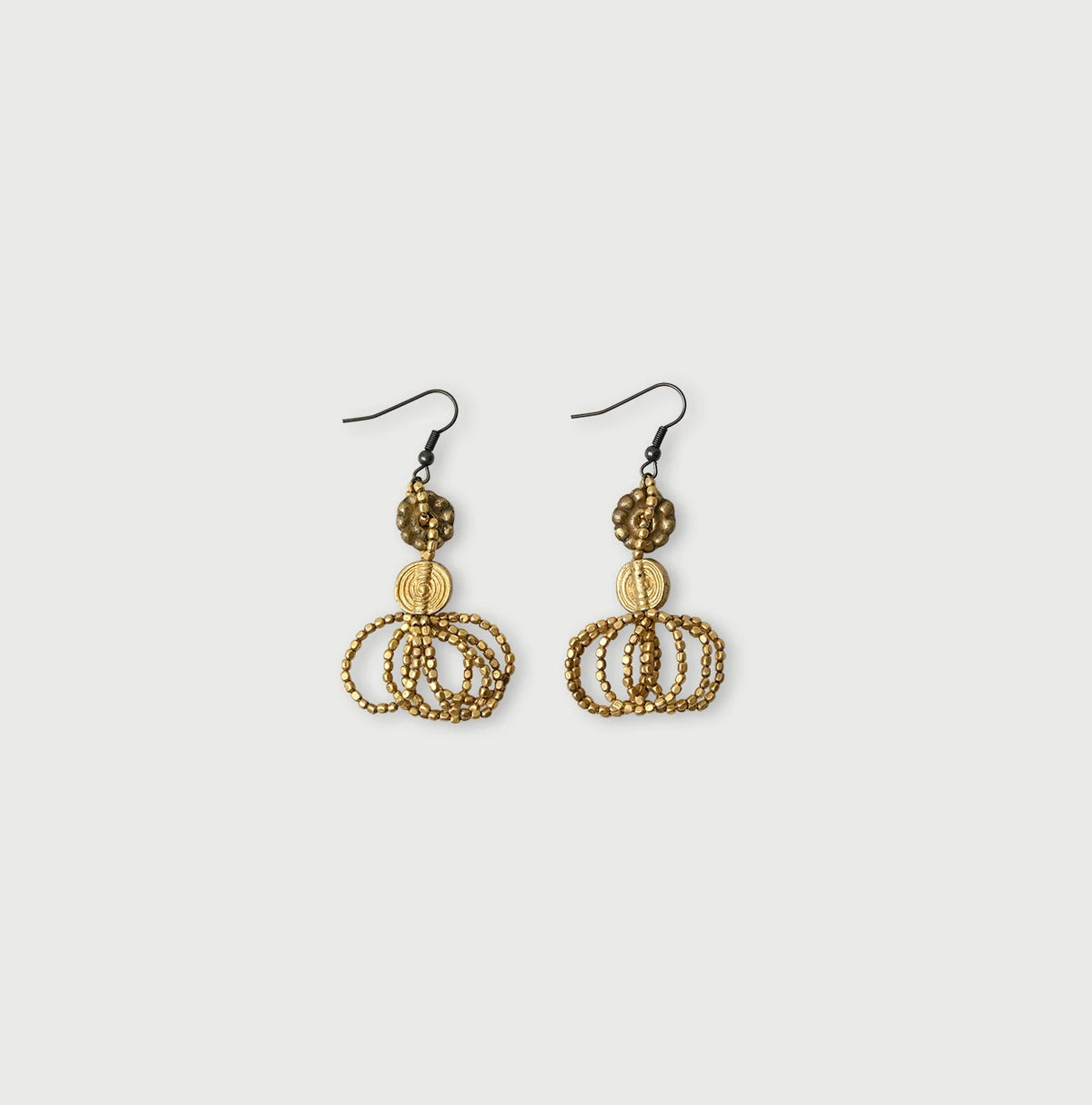 45R Brass Earrings - Image 1