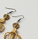 45R Brass Earrings