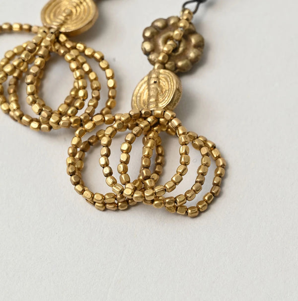 45R Brass Earrings