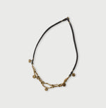 45R Brass Leather 2-Way Choker