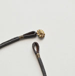 45R Brass Leather 2-Way Choker