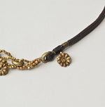 45R Brass Leather 2-Way Choker