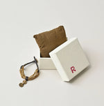 45R Brass Leather Bracelet