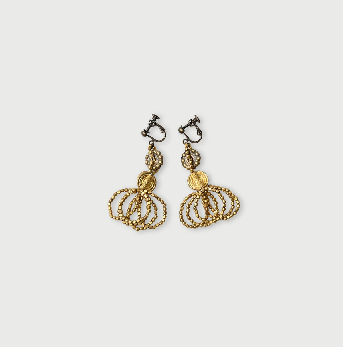 45R Brass Earrings - Image 1