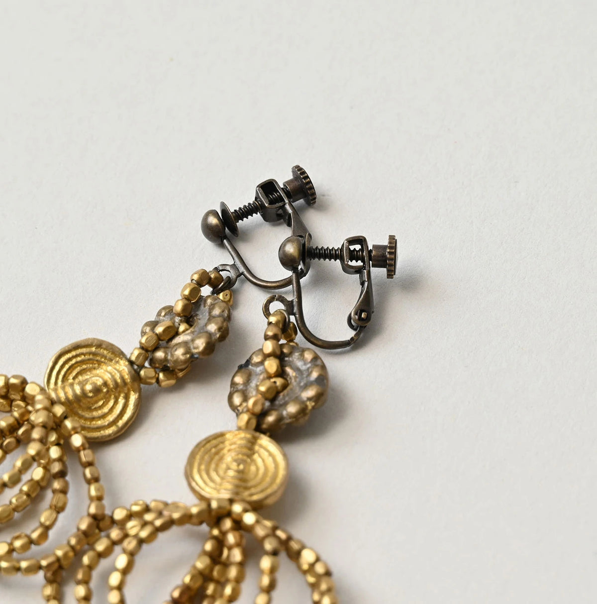 45R Brass Earrings - Image 4