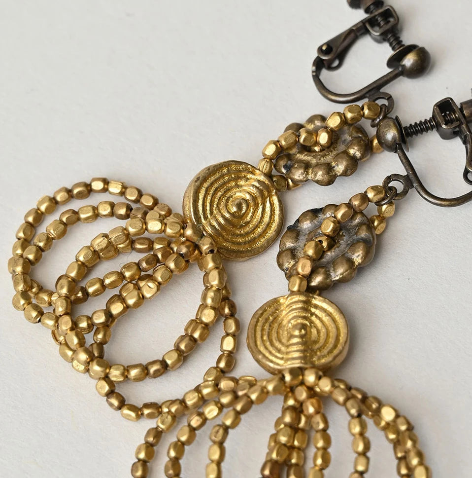 45R Brass Earrings - Image 5