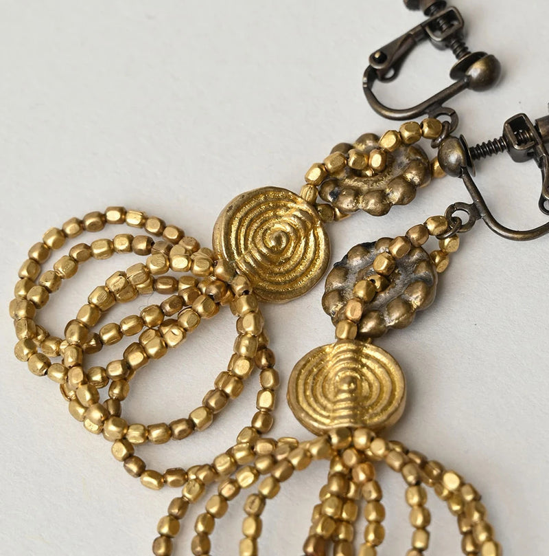 45R Brass Earrings - Image 5