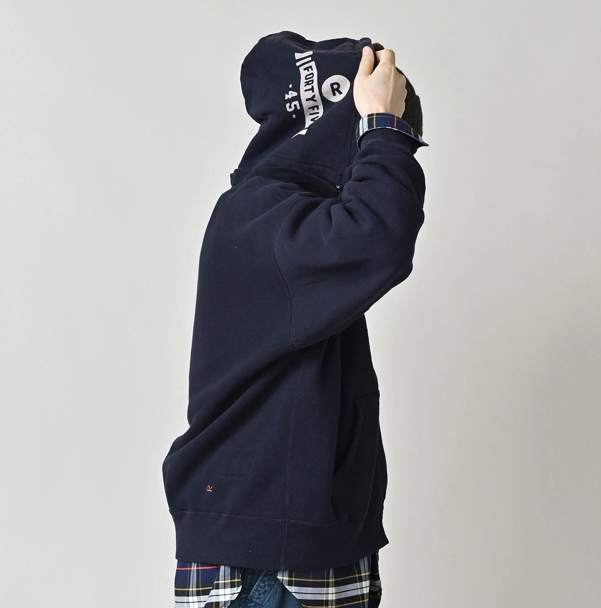 45R College Hood Drawstring Pouch - Image 9