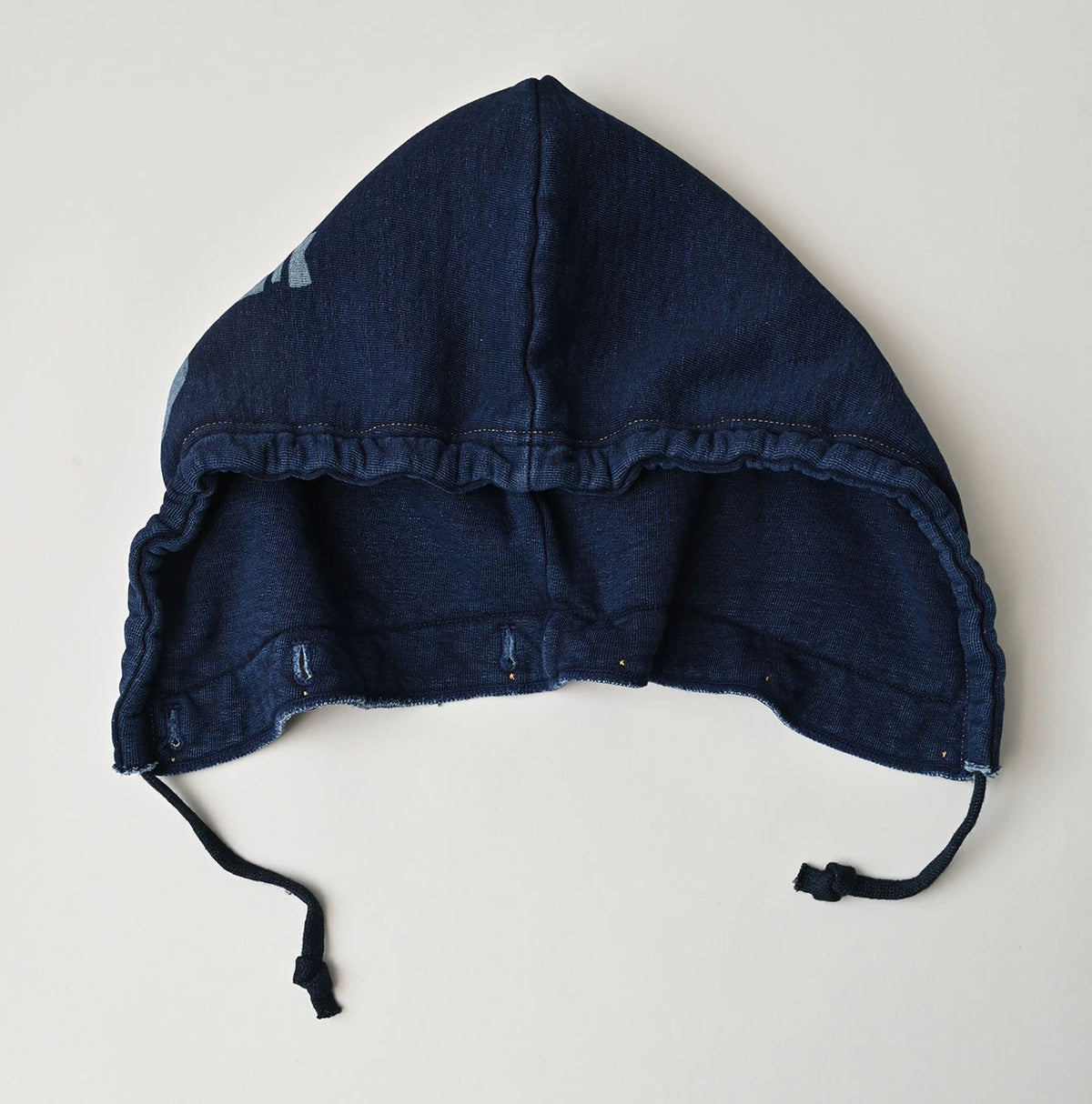45R Indigo College Hood Drawstring Pouch - Image 5