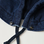 45R Indigo College Hood Drawstring Pouch
