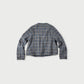 Indigo Cotton Tweed Annie Jacket