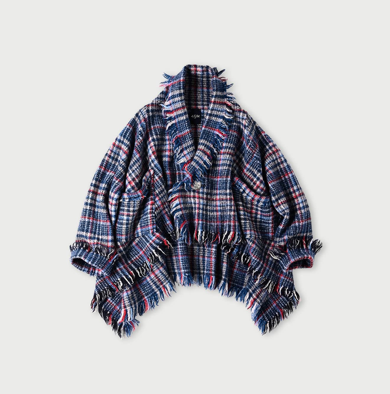 45R Merino Short Poncho