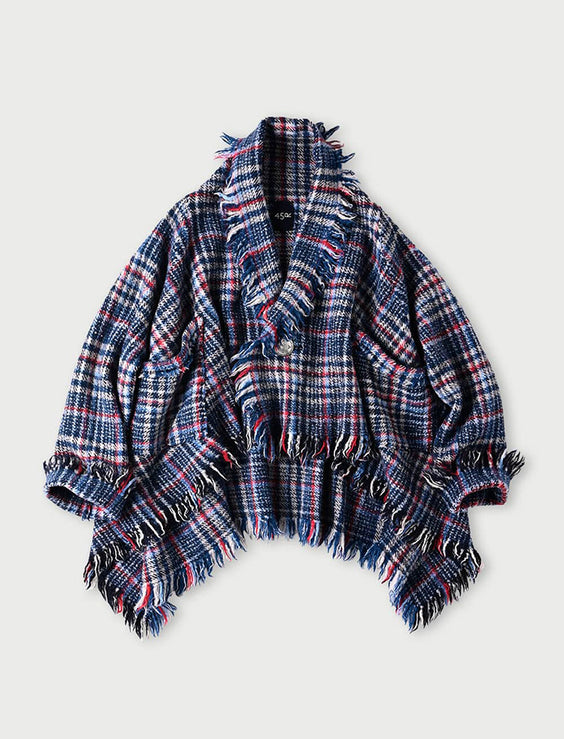 Merino Short Poncho