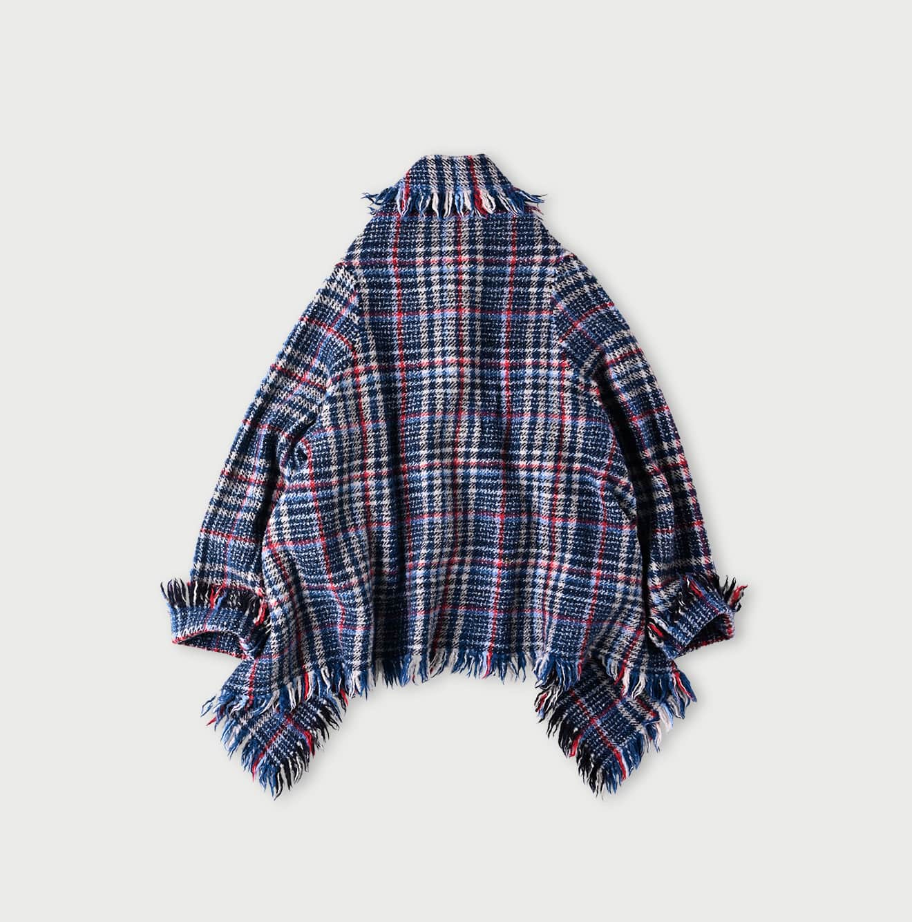 45R Merino Short Poncho