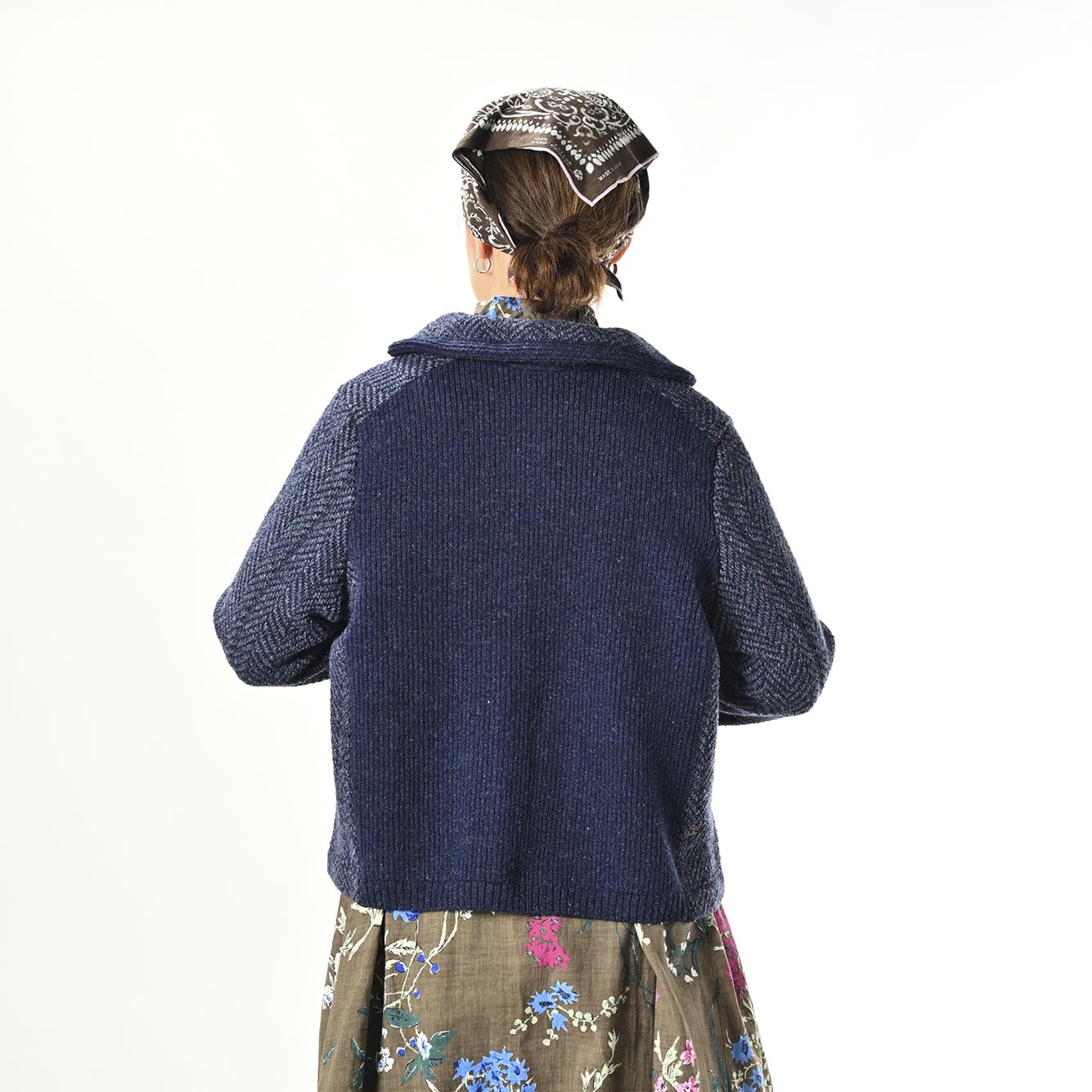 45R Shetland Knit Tweed Jacket