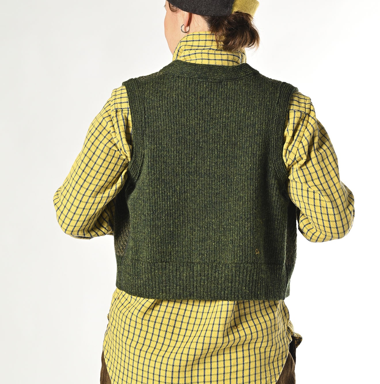 45R Shetland Knit Tweed 908 Vest