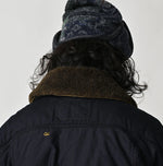 45R Indigo Lightweight Back Sateen × Nylon Annie G Blouson