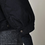 45R Indigo Lightweight Back Sateen × Nylon Annie G Blouson