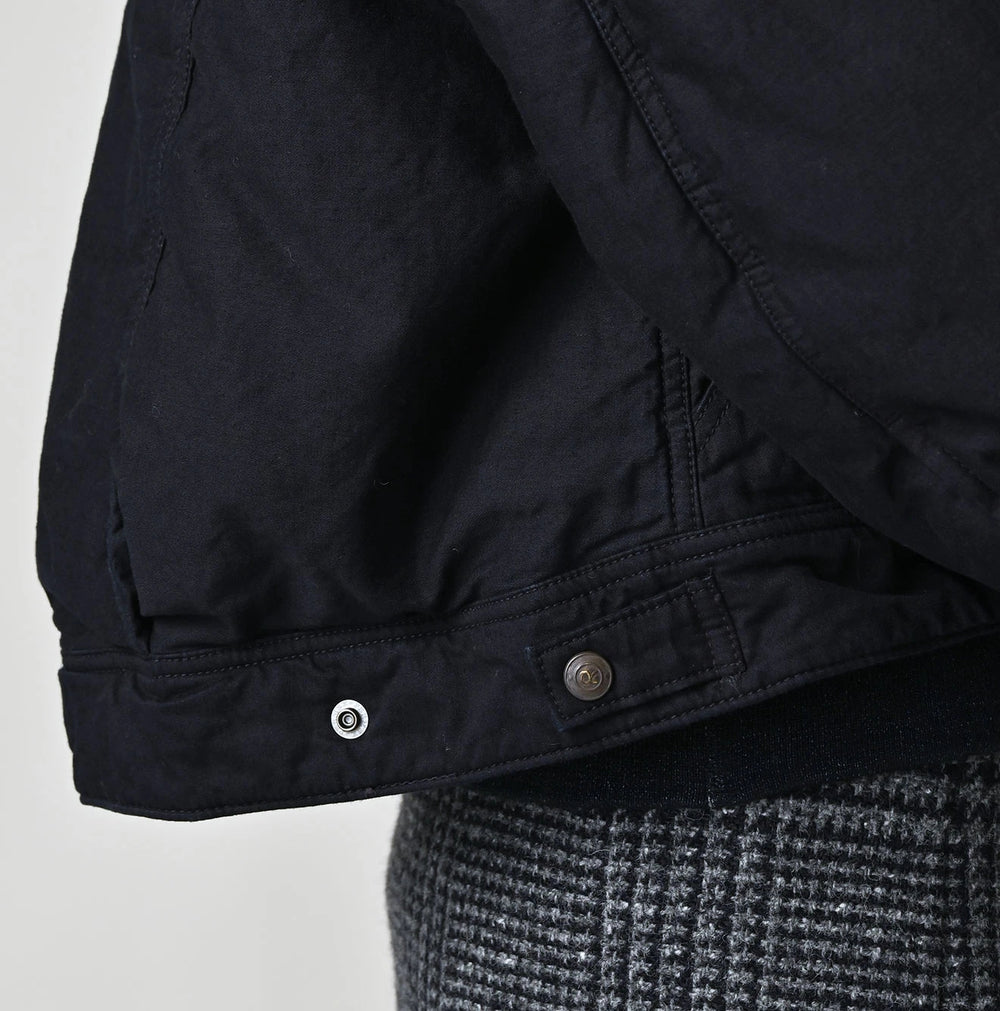 45R Indigo Lightweight Back Sateen × Nylon Annie G Blouson