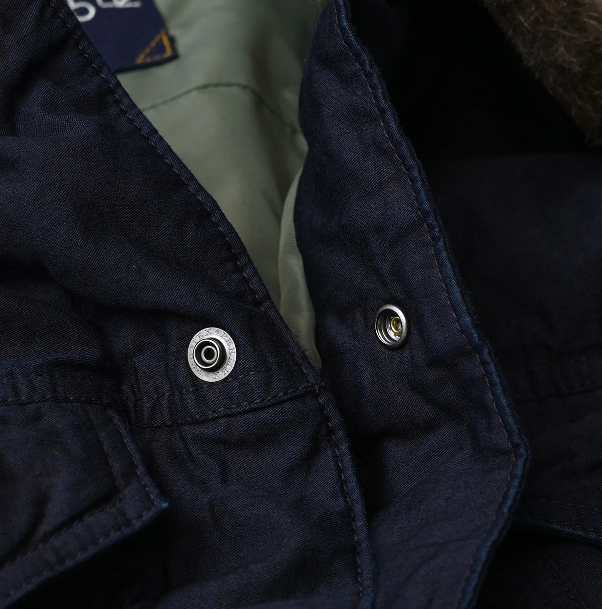 45R Indigo Lightweight Back Sateen × Nylon Annie G Blouson