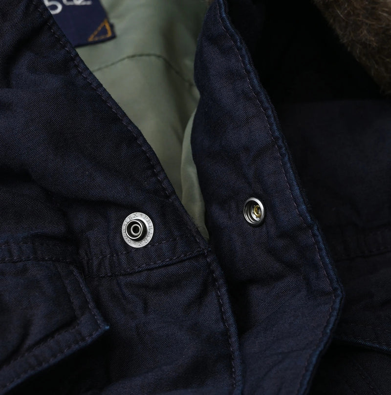 45R Indigo Lightweight Back Sateen × Nylon Annie G Blouson - Image 21