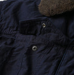 45R Indigo Lightweight Back Sateen × Nylon Annie G Blouson