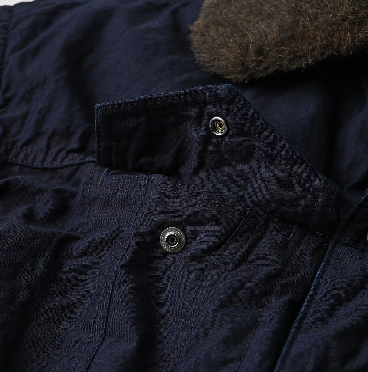 45R Indigo Lightweight Back Sateen × Nylon Annie G Blouson - Image 22