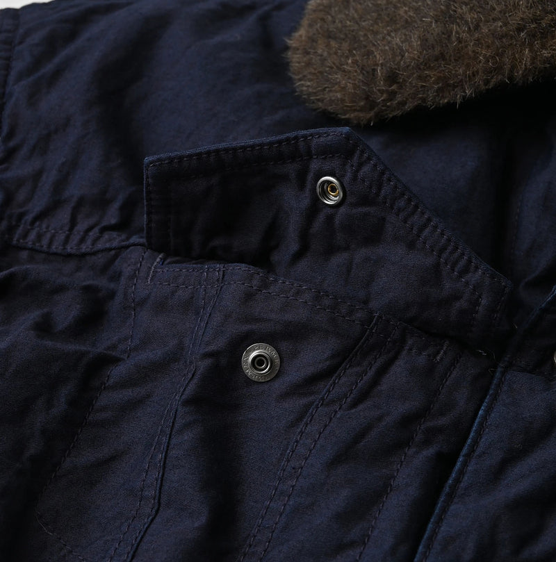 45R Indigo Lightweight Back Sateen × Nylon Annie G Blouson - Image 22