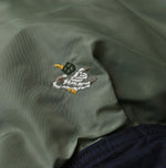45R Indigo Lightweight Back Sateen × Nylon Annie G Blouson