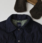 45R Indigo Lightweight Back Sateen × Nylon Annie G Blouson