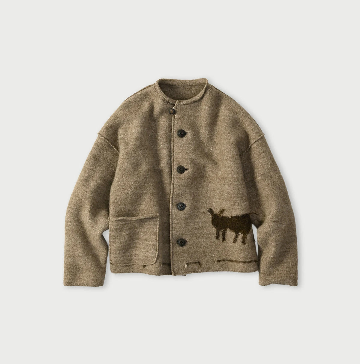 45R Donkey Felted Umahiko 908 Cardigan - Image 1