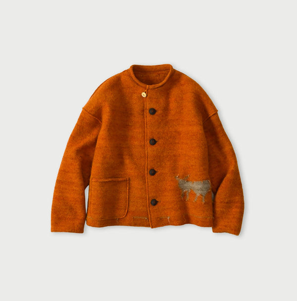 45R Donkey Felted Umahiko 908 Cardigan