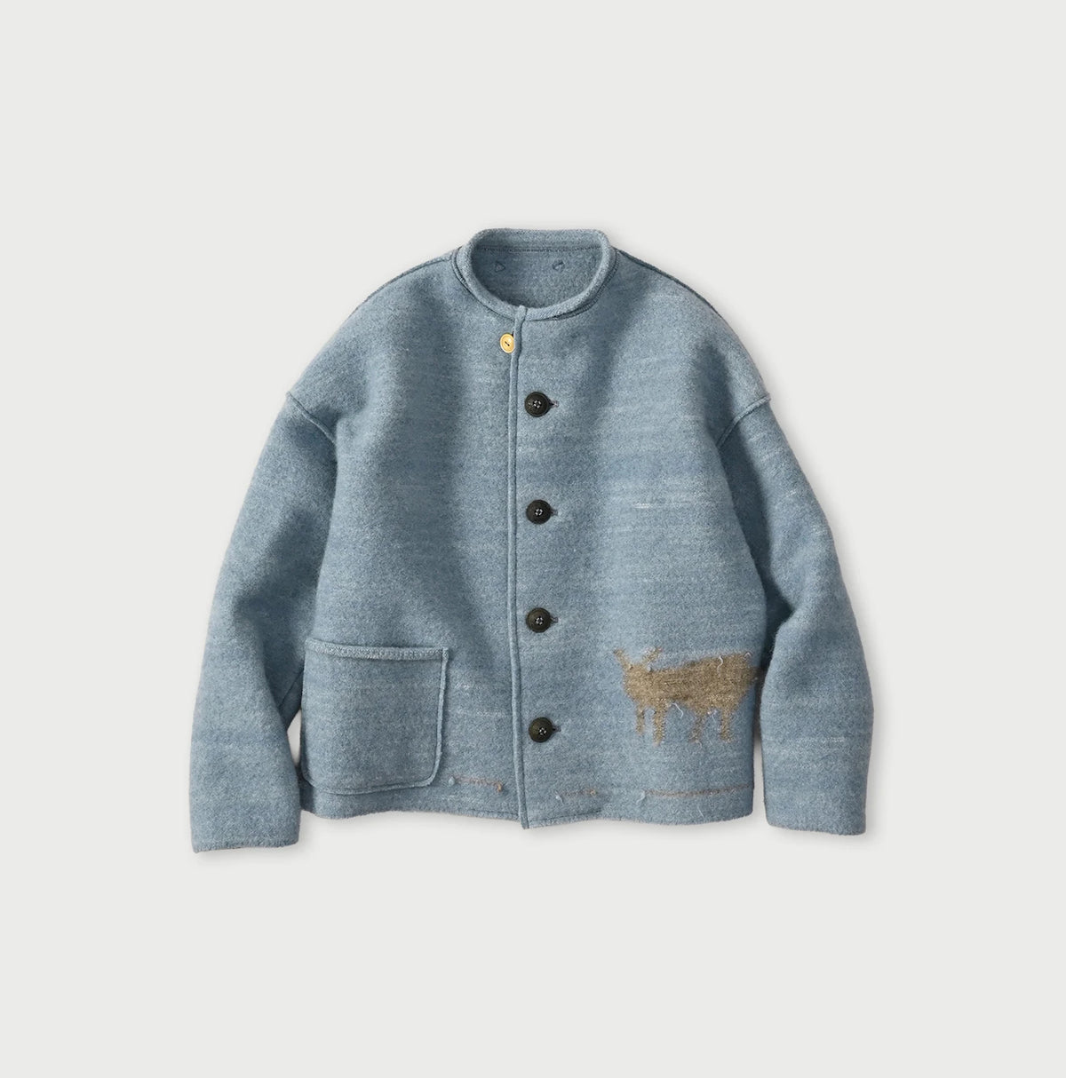 45R Donkey Felted Umahiko 908 Cardigan - Image 3