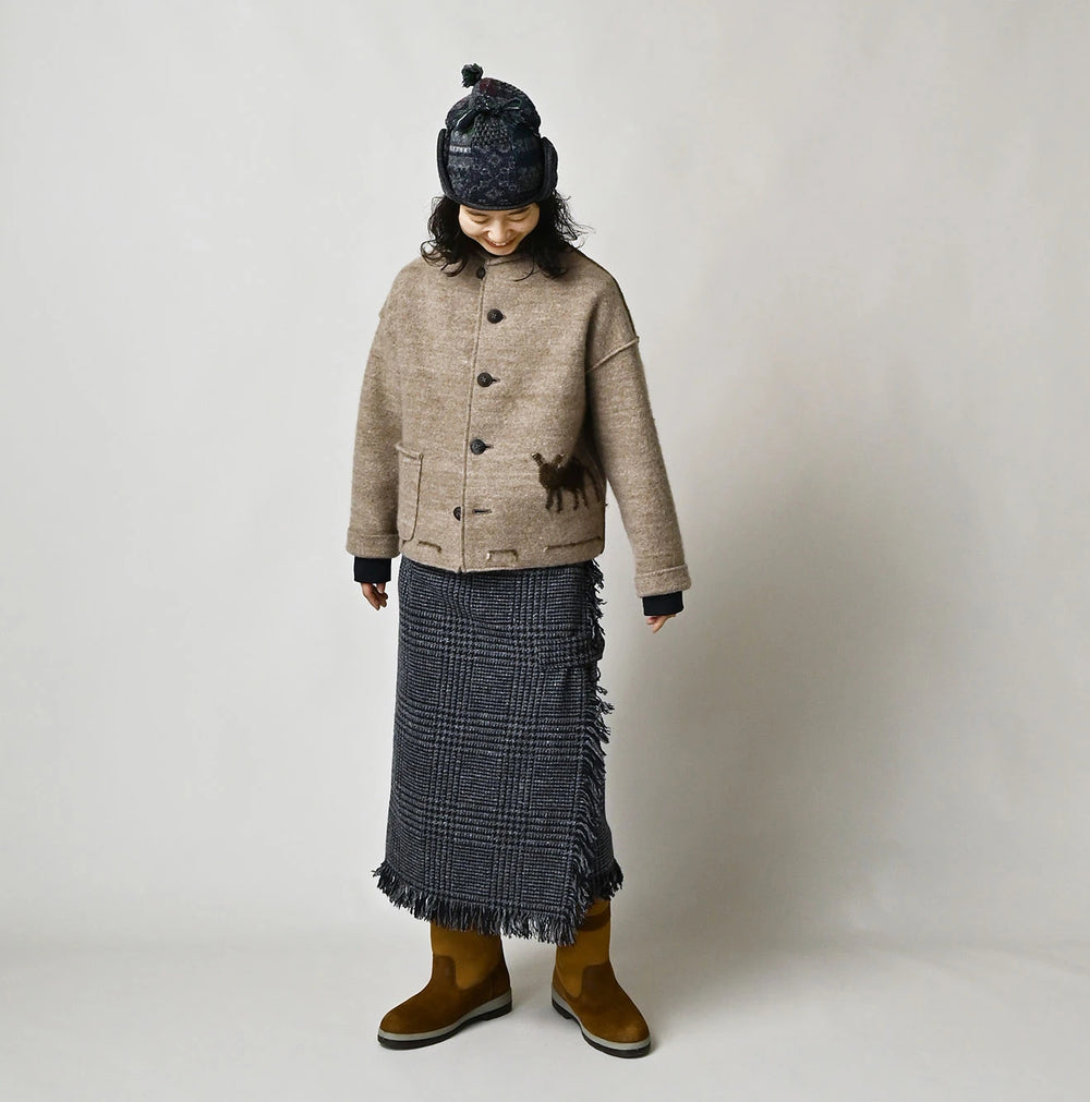 45R Donkey Felted Umahiko 908 Cardigan