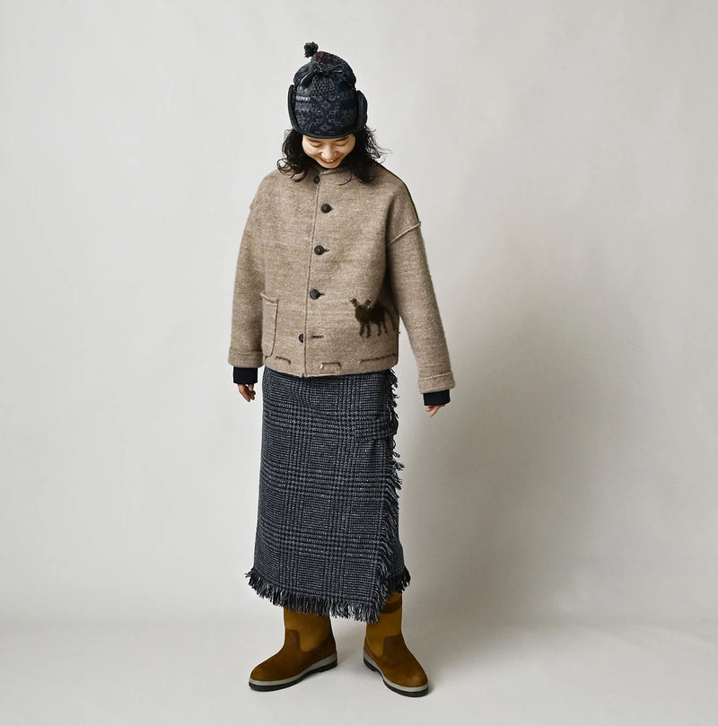 45R Donkey Felted Umahiko 908 Cardigan - Image 5