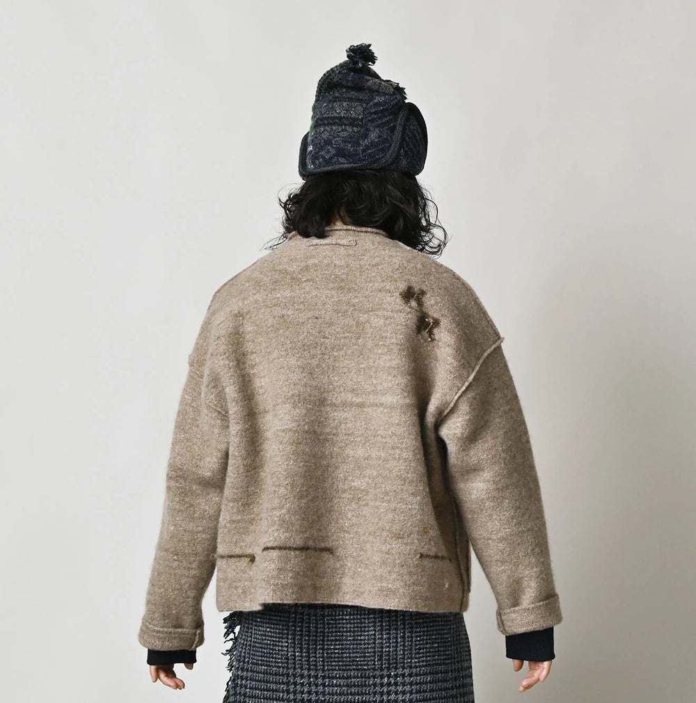 45R Donkey Felted Umahiko 908 Cardigan