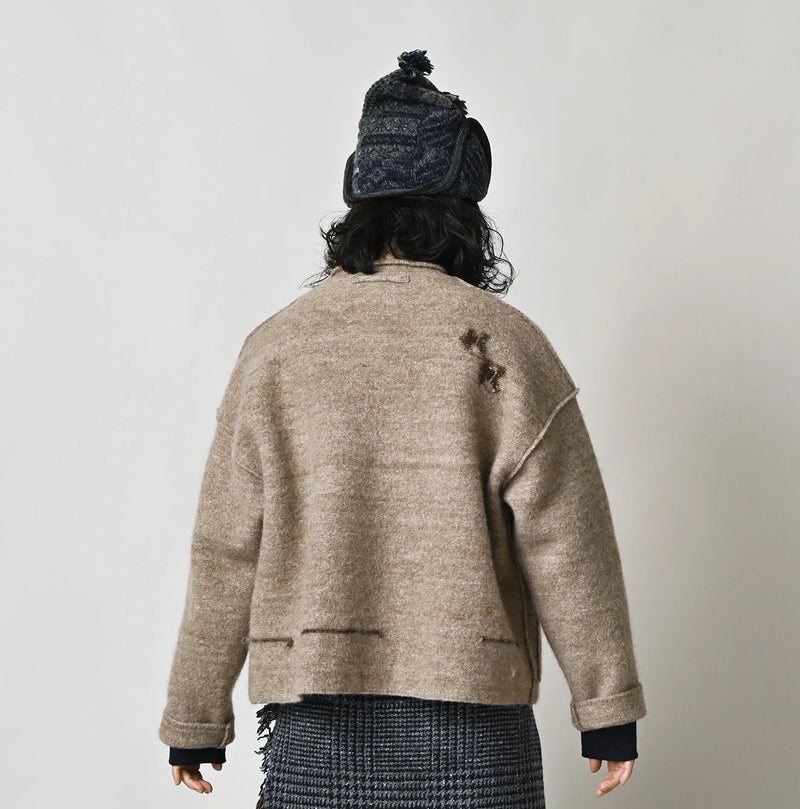 45R Donkey Felted Umahiko 908 Cardigan - Image 9