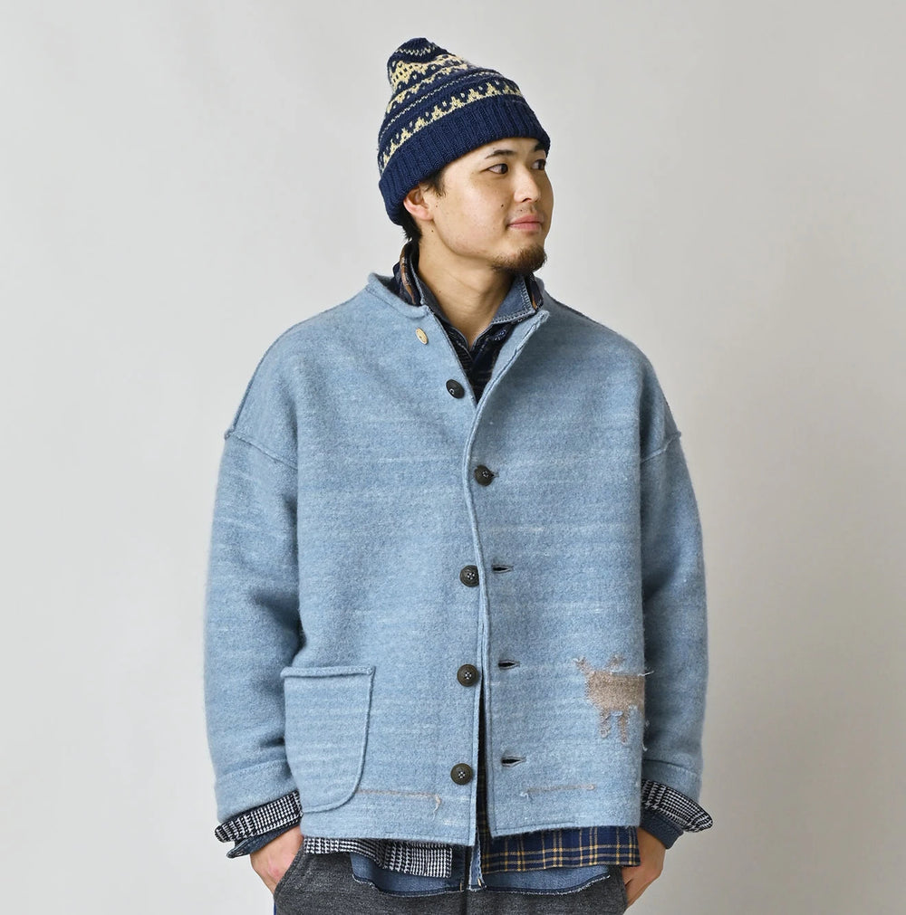 45R Donkey Felted Umahiko 908 Cardigan