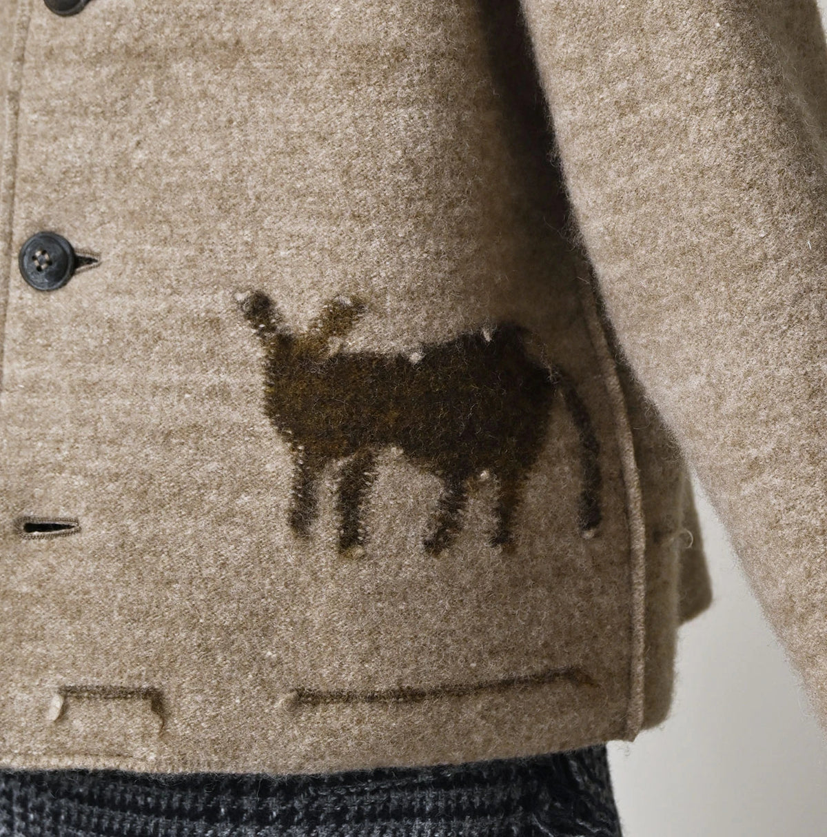45R Donkey Felted Umahiko 908 Cardigan