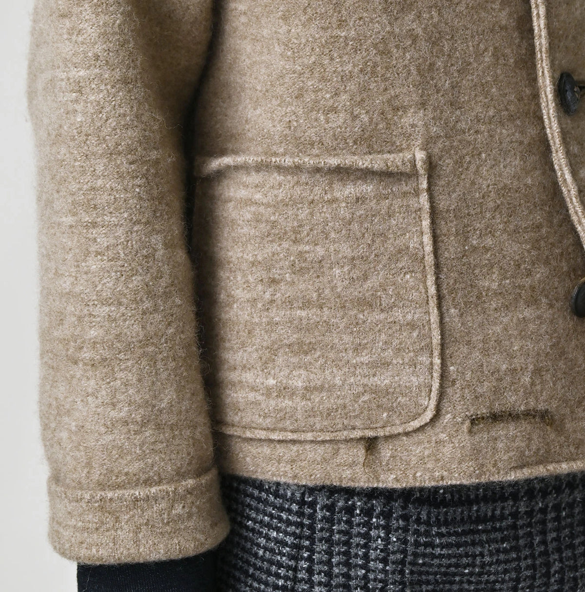 45R Donkey Felted Umahiko 908 Cardigan