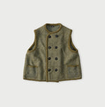 45R Shetland Herringbone Vest