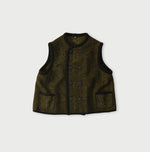 45R Shetland Herringbone Vest