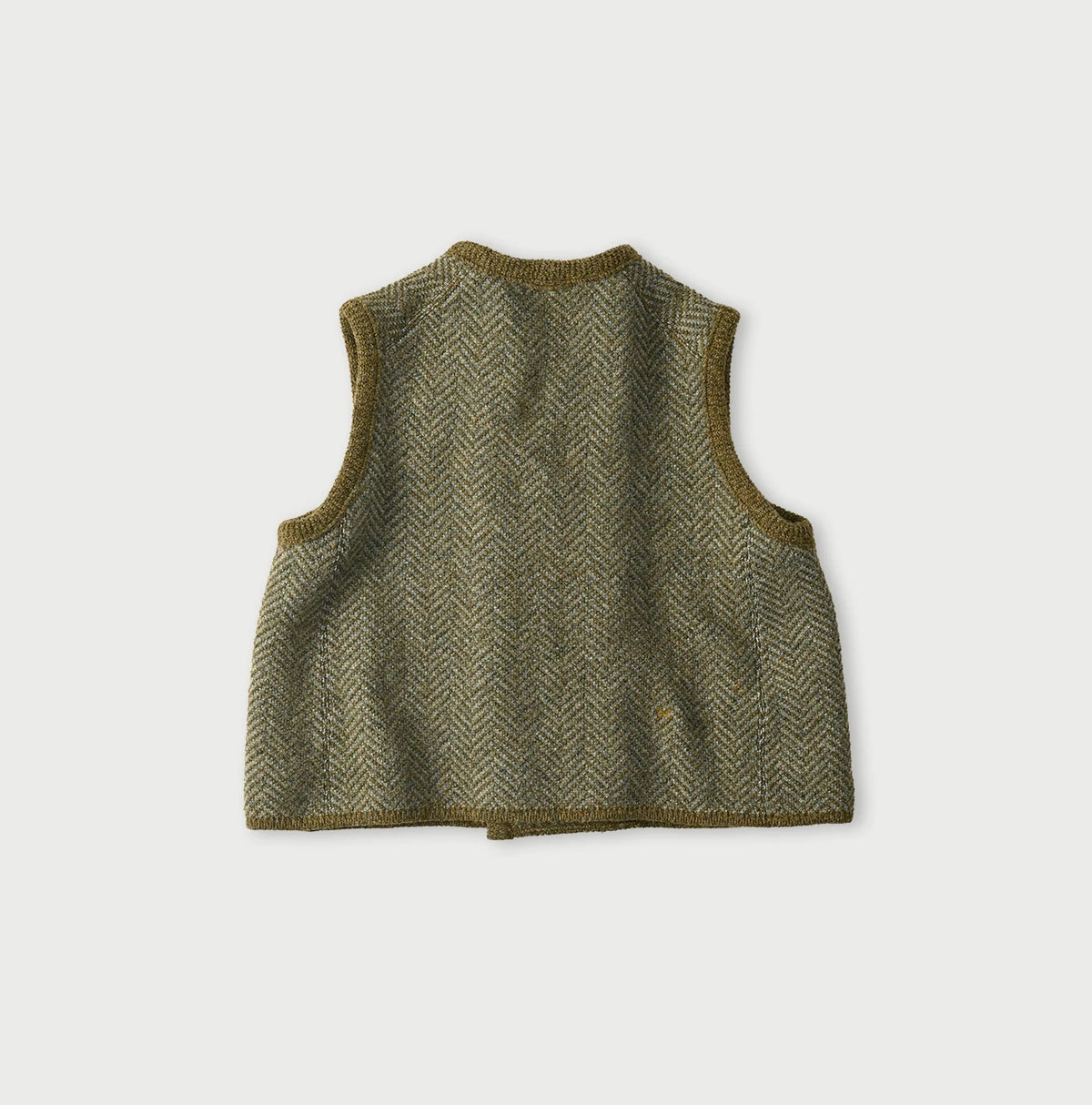 45R Shetland Herringbone Vest