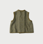 45R Shetland Herringbone Vest