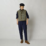45R Shetland Herringbone Vest