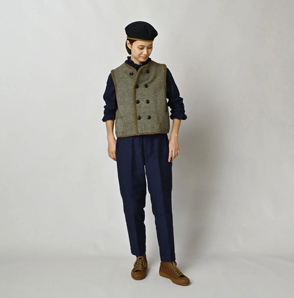 45R Shetland Herringbone Vest